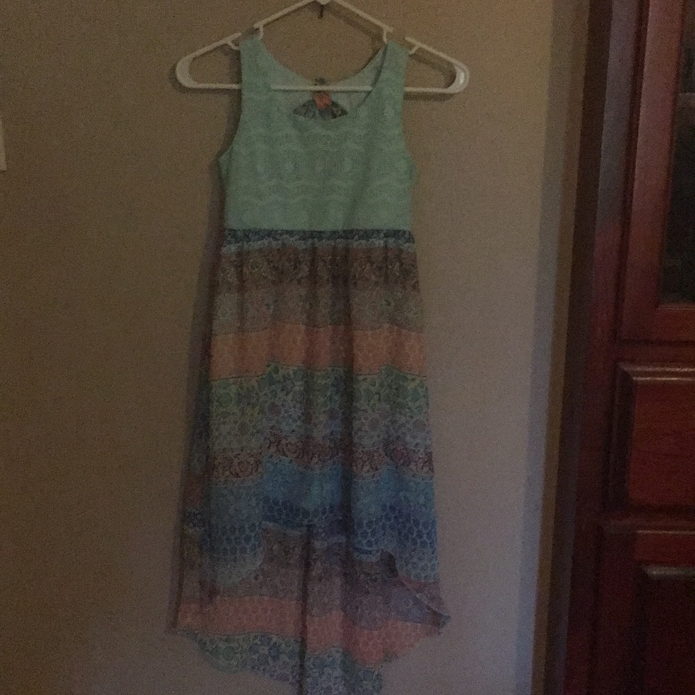 Girls Summer High-Lo Dress